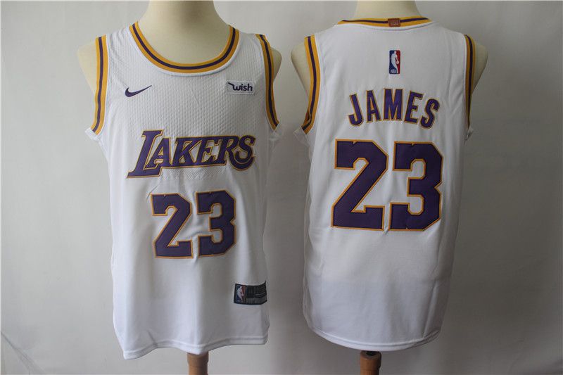 Men Los Angeles Lakers #23 James White Personal tailor Nike Game NBA Jerseys->baltimore ravens->NFL Jersey